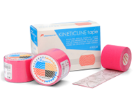 Кинезио тейп Kineticline tape розовый 4 рулона/коробка